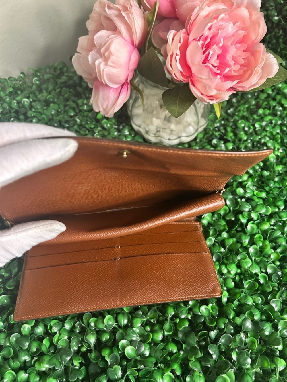 Vintage Louis Vuitton Monogram Long Wallet w/ Pen Loop - Picture 7 of 13